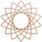 Ekena Millwork Eleanor Wood Fretwork Pierced Ceiling Medallion, Cherry, 36"OD x 13 7/8"ID x 3/8"T CMWP36X36X0375EACH - alternate 1